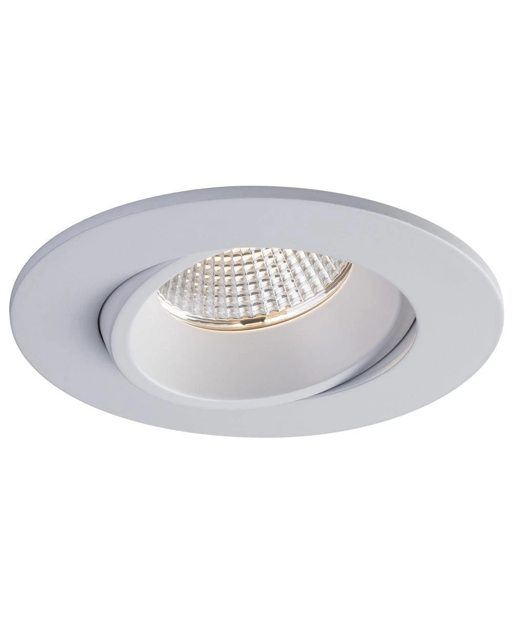 Liteline 3.5" Luna LED White Round Regressed Gimbal Recessed Fixture, Dim to Warm, Model RA35-12RG-DTW90WH* Liteline 3.5" Luna LED White Round Regressed Gimbal Recessed Fixture, Dim To Warm, Model RA35-12RG-DTW90WH* -Leviton Store RA35 12RG WH