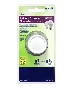 Leviton Single Pole, 3-Way Rotary Dimmer, Model RDL06742