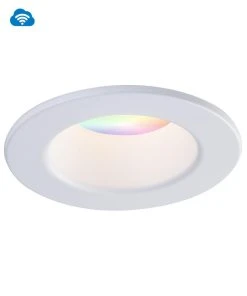 Liteline 4" White Skye OnCloud Recessed Fixture, Model SLMB4-RGBTW-WZ-WH