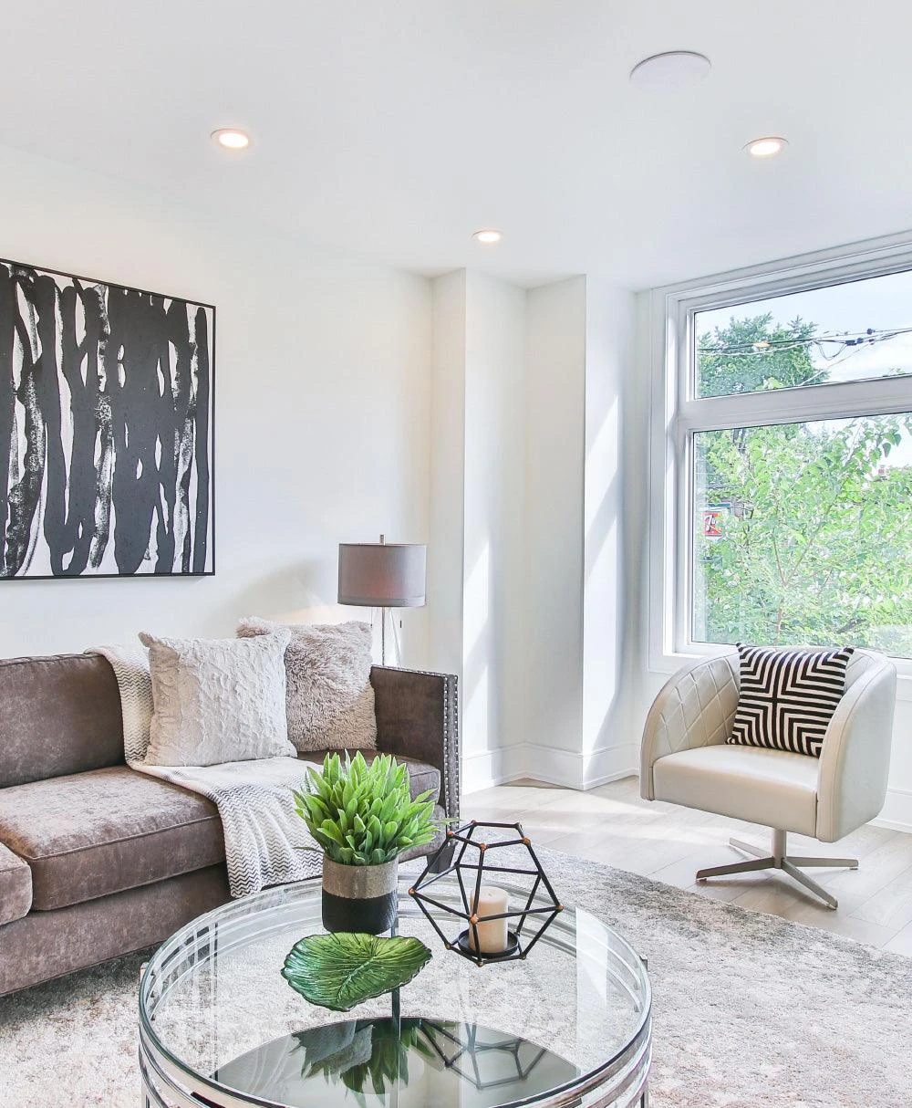 Liteline 4" SlimLED Plus, Adjustable Color Temperature, White And Black Trim, Model SLM4-12W-CCT-WHBK - Image 5