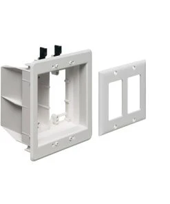 Arlington Two-Gang Recessed TV Box For Power And Low Voltage, Model TVBU505GC