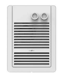 Uniwatt 1000W 240V Wall Fan Heater With Built-In Thermostat & Timer, Model UHF1002TTW
