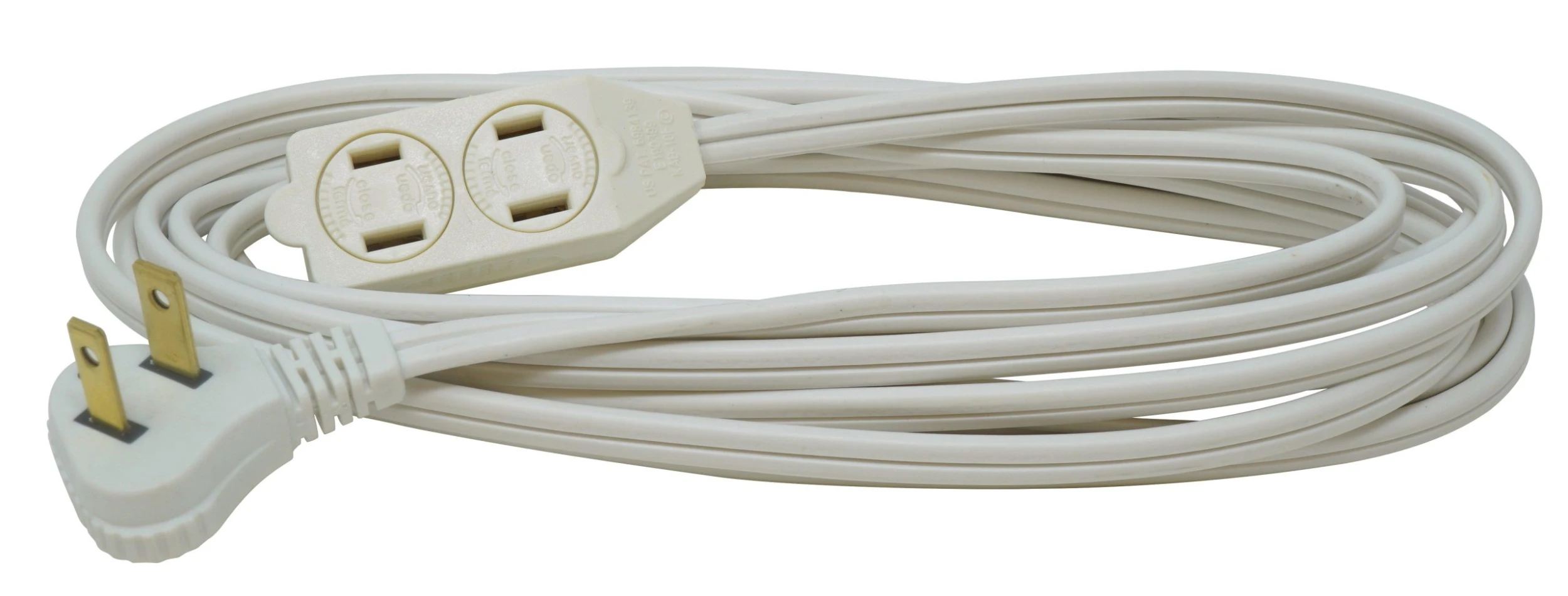 Woods 13ft Household 3-Outlet Extension Cords, Model 2237