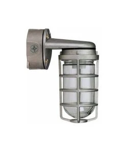 RAB Design Lighting Vapourproof Incandescent Wall Fitter Light With Aluminum Box And Glass & Guard, Model 099213