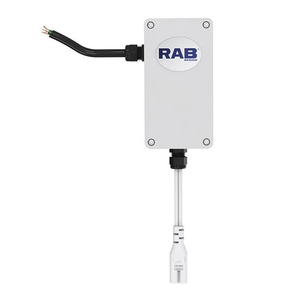 RAB Design Lighting Wiring Compartment With 60" Cord For UC120 Under Cabinet Lights, Model 089991